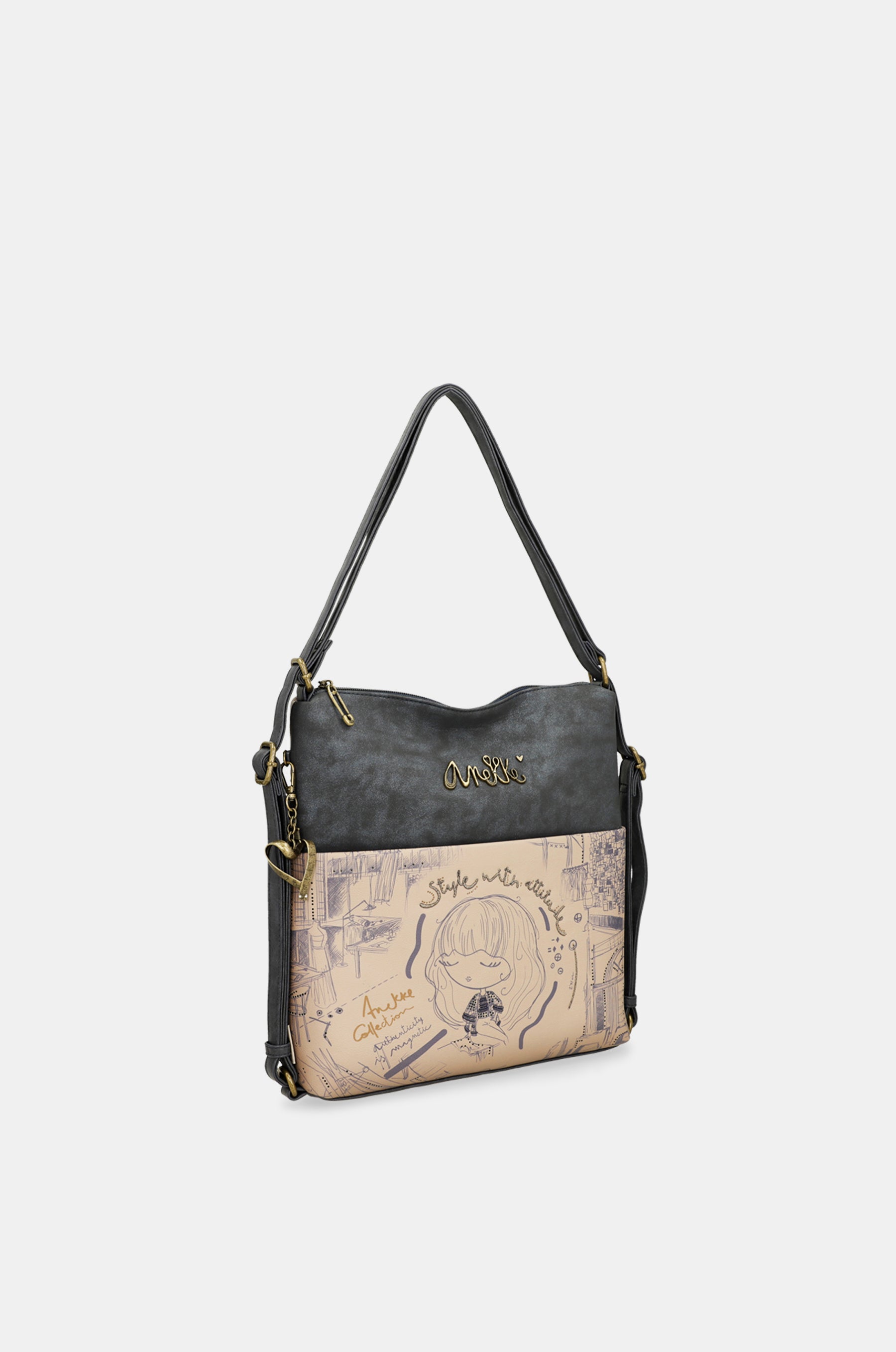 Studio bag convertible into backpack