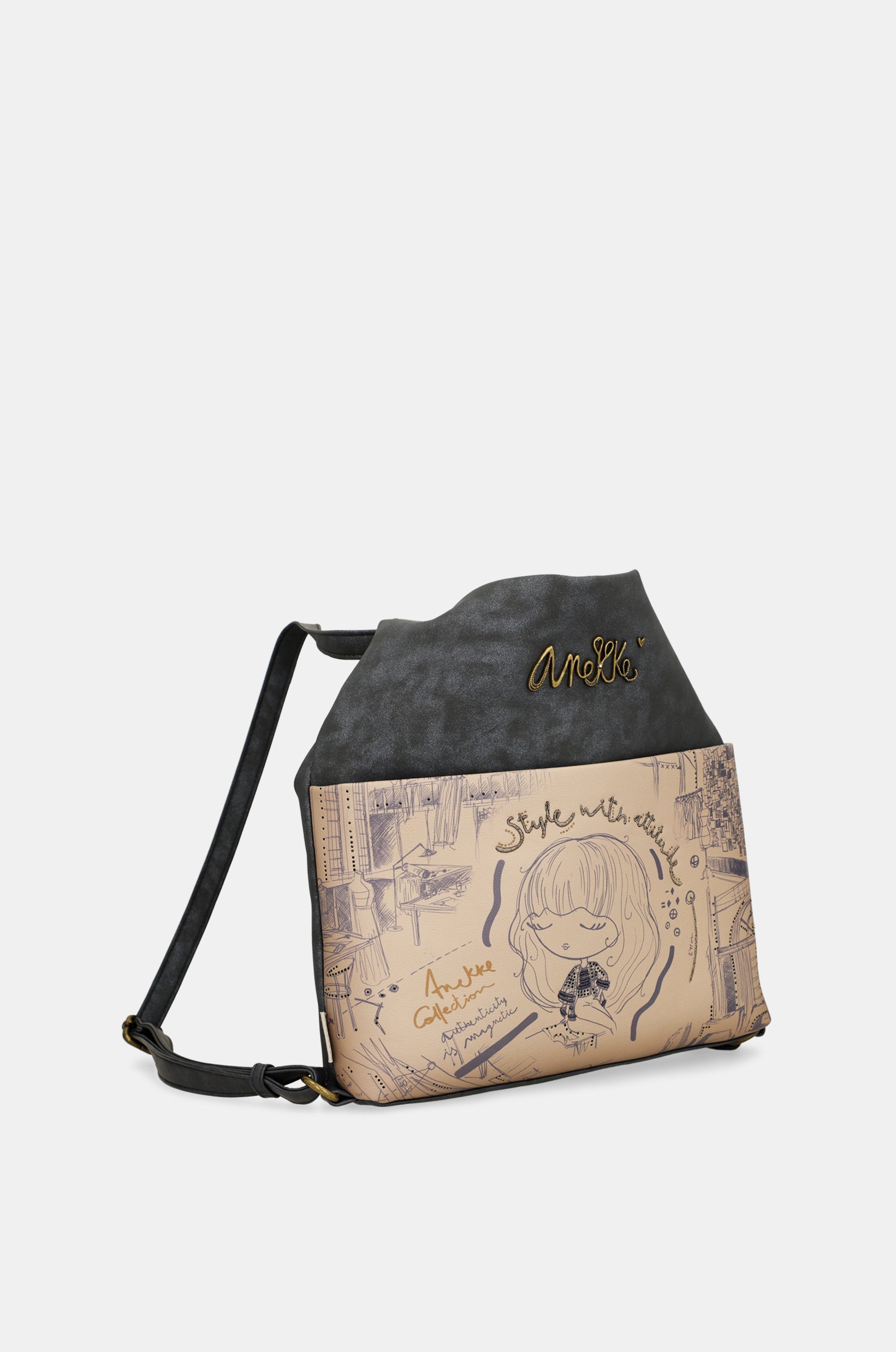 Studio bag convertible into backpack