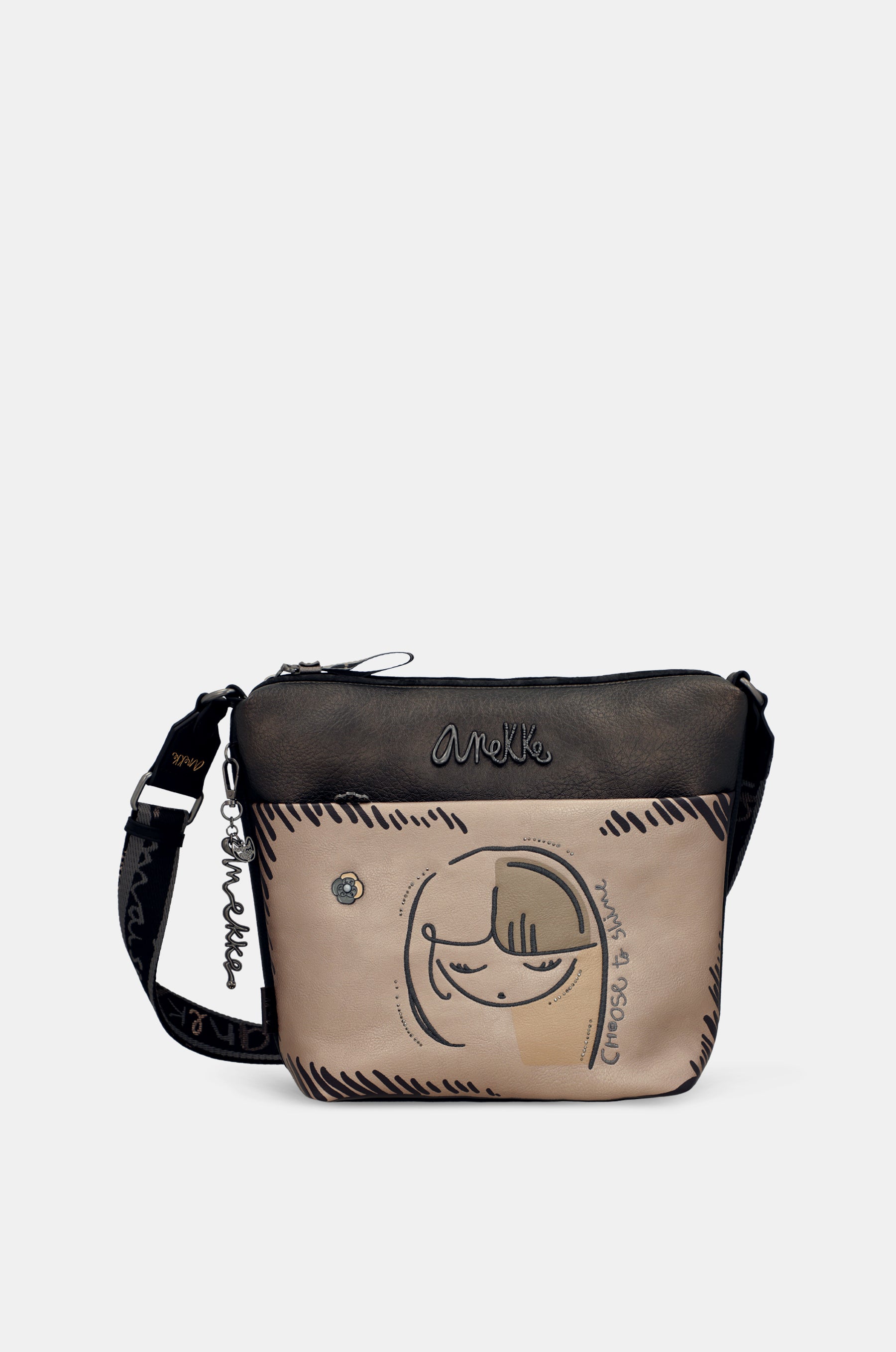 Nature Koko large crossbody bag with front pocket