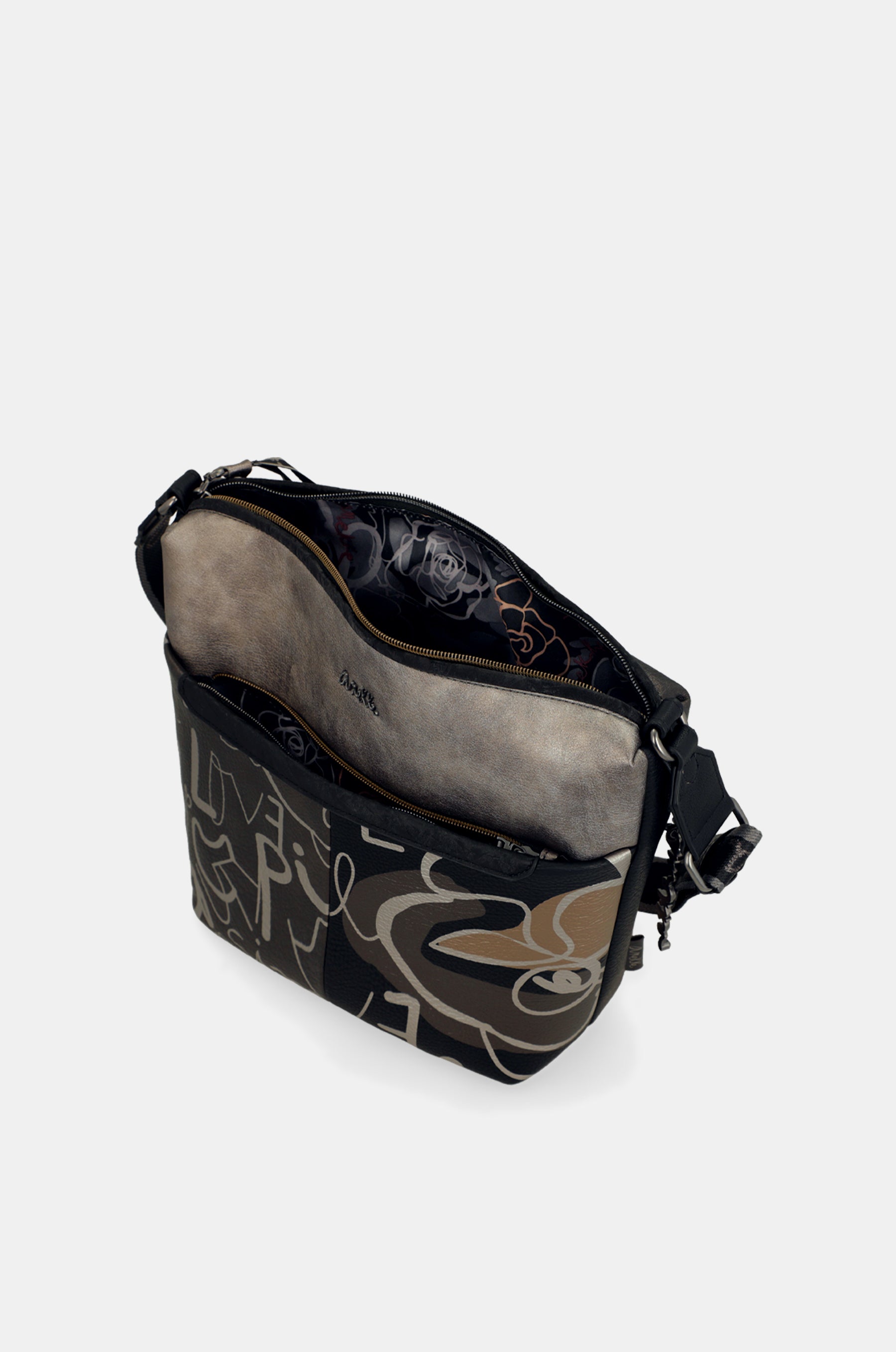 Nature Koko large crossbody bag with front pocket