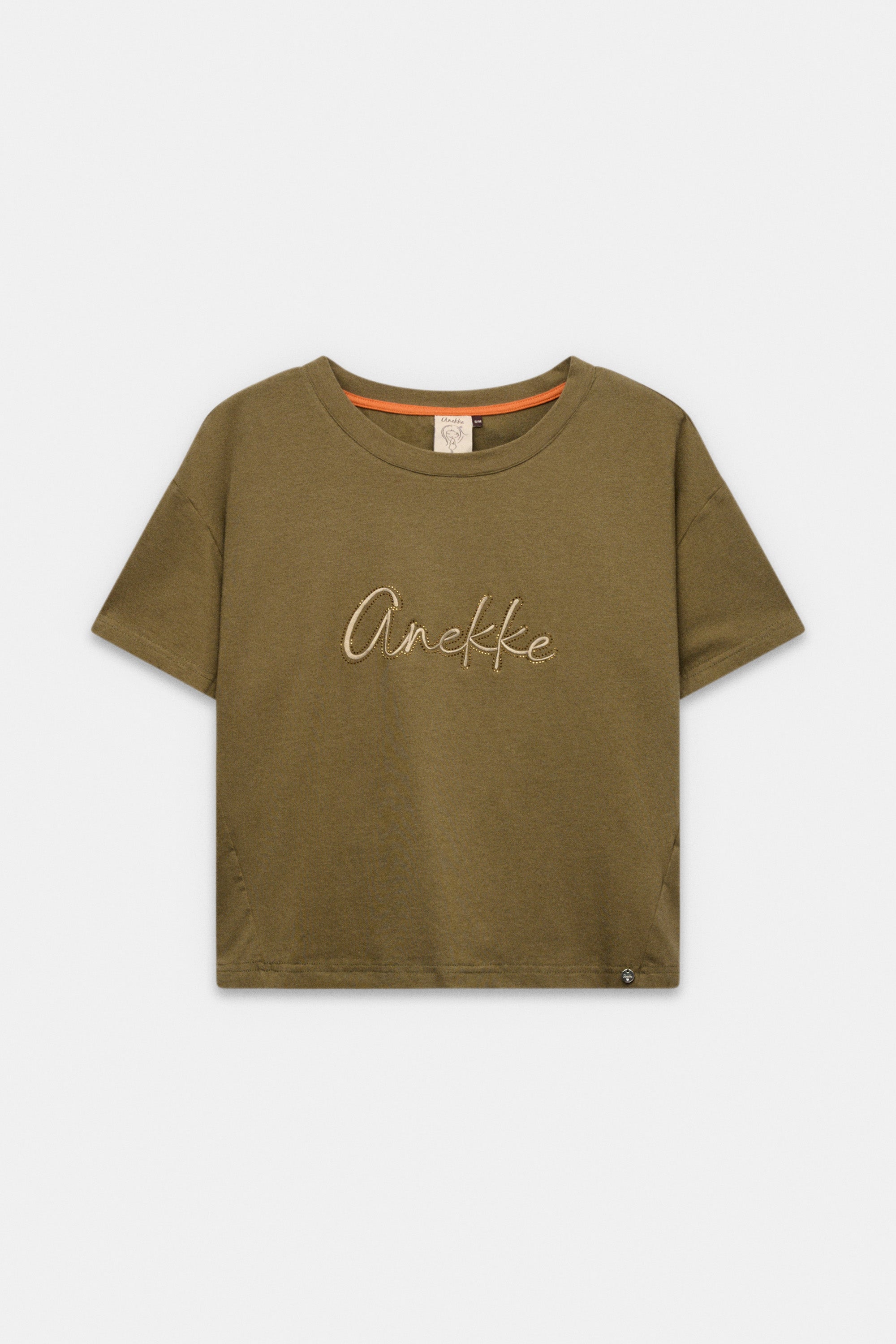 Green short-sleeve T-shirt