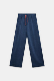Navy-blue trousers