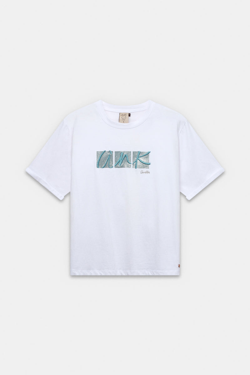White short-sleeve T-shirt