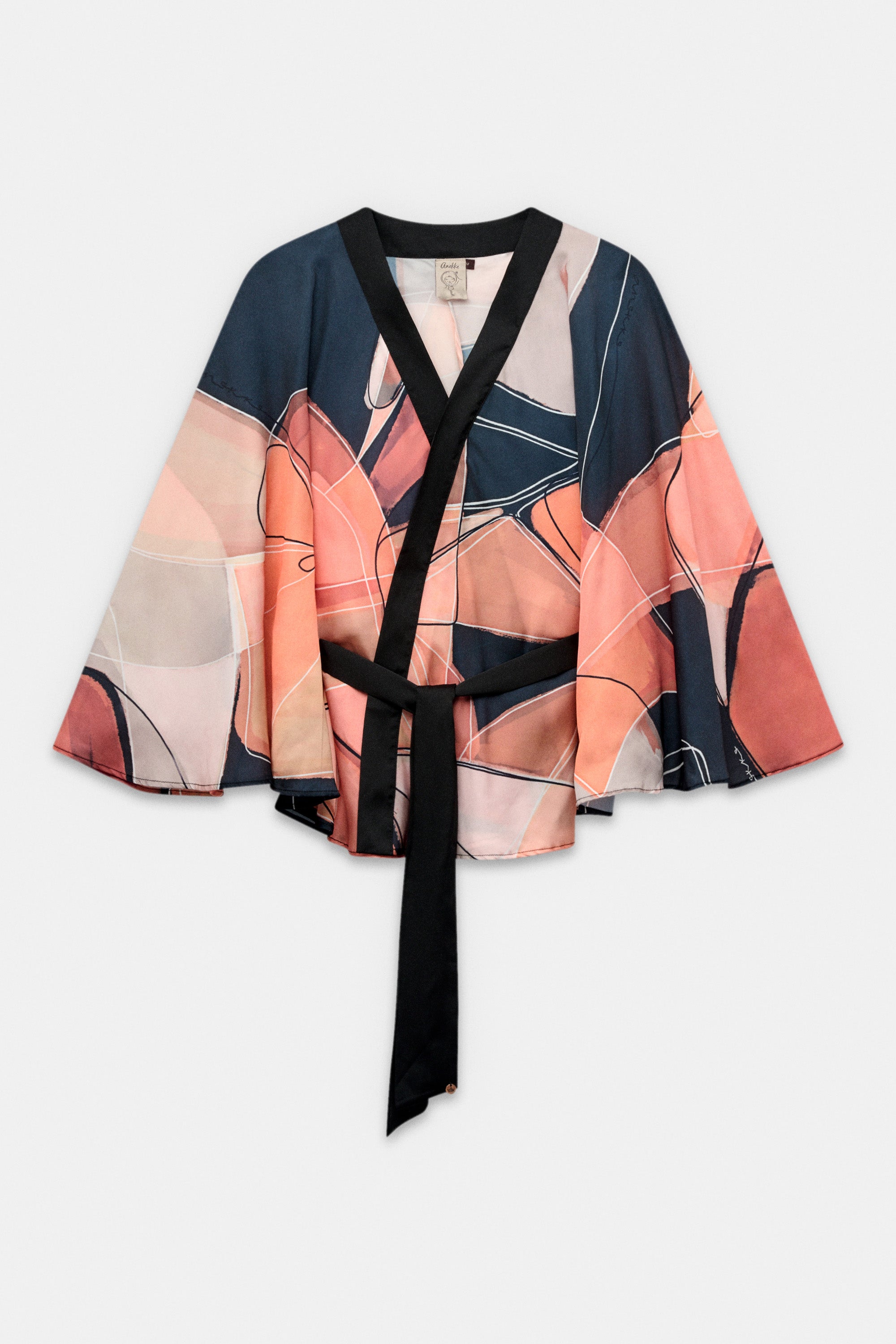 Printed kimono