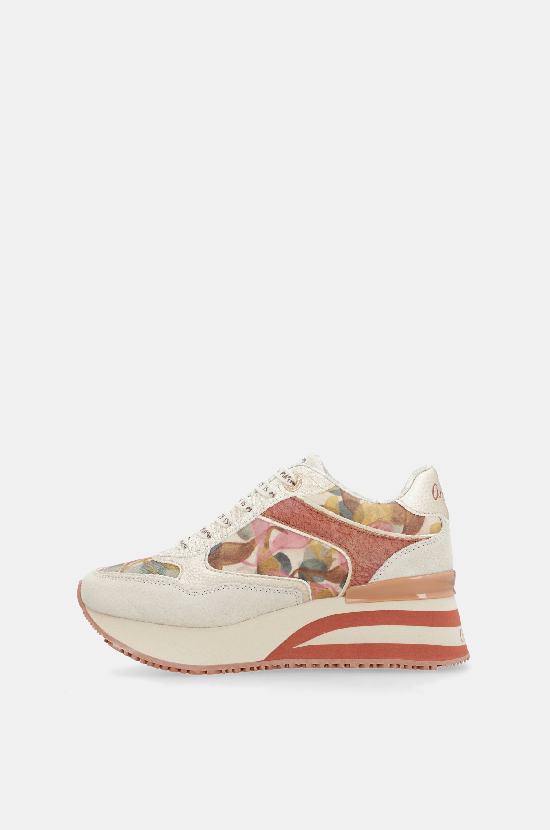 Pink and beige Bloom sneakers