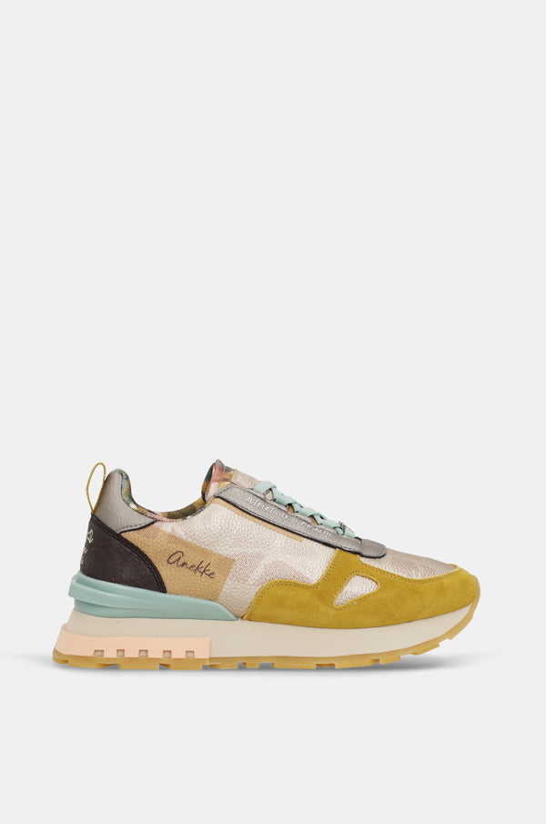 Yellow and gold Bloom sneakers