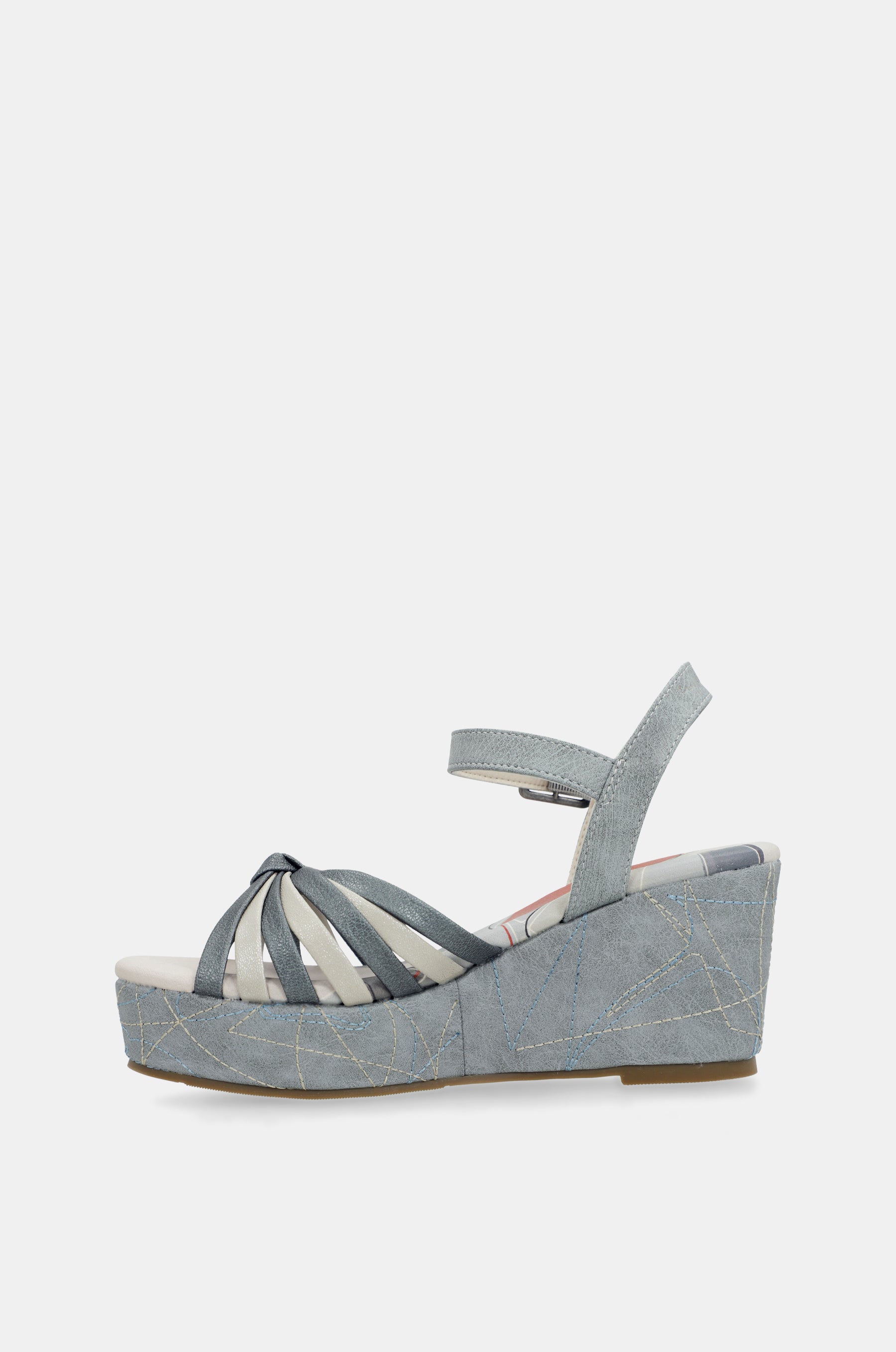 Blue Auralis crossover sandals