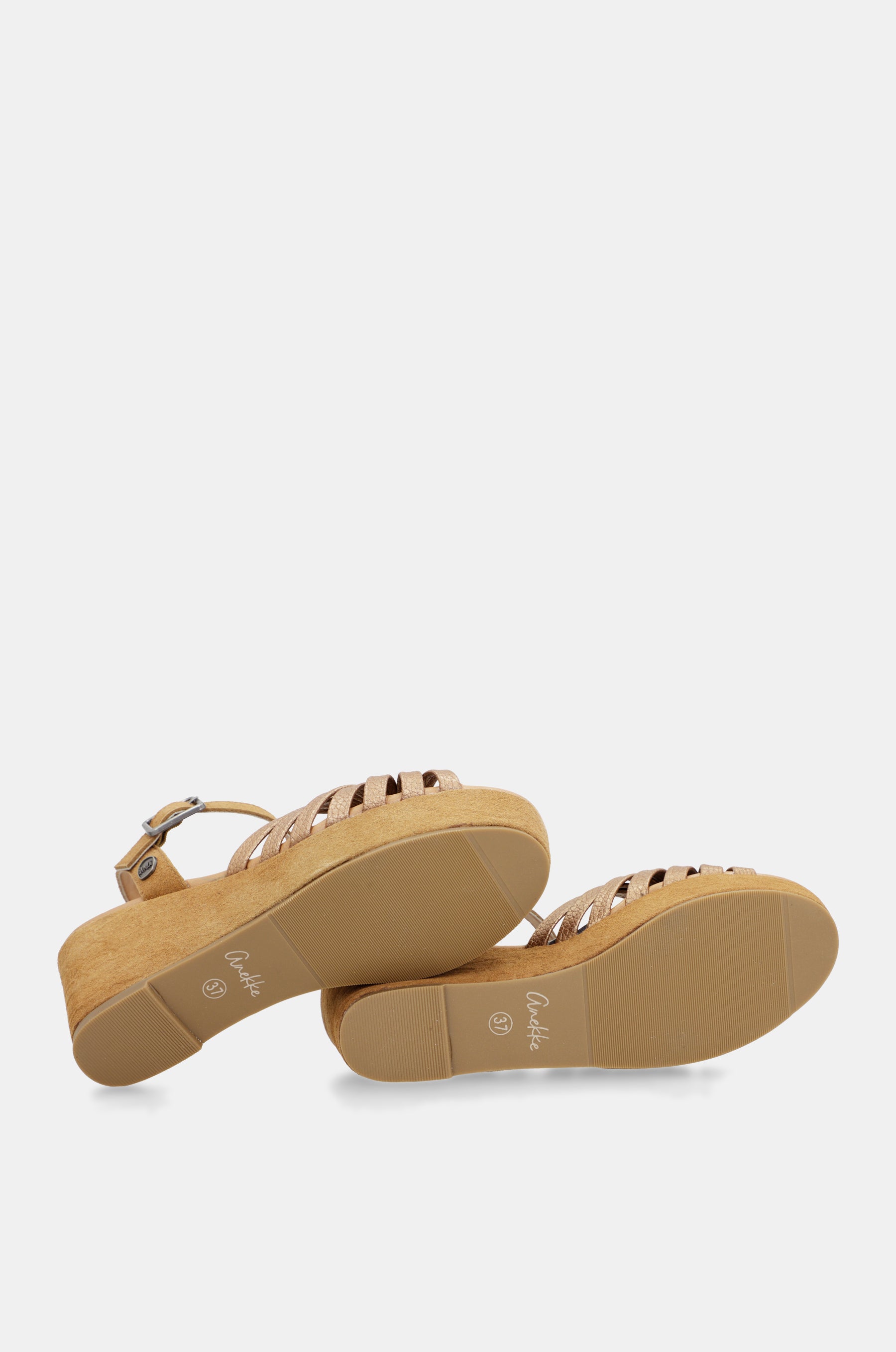 Cinnamon Gaia crossover sandals