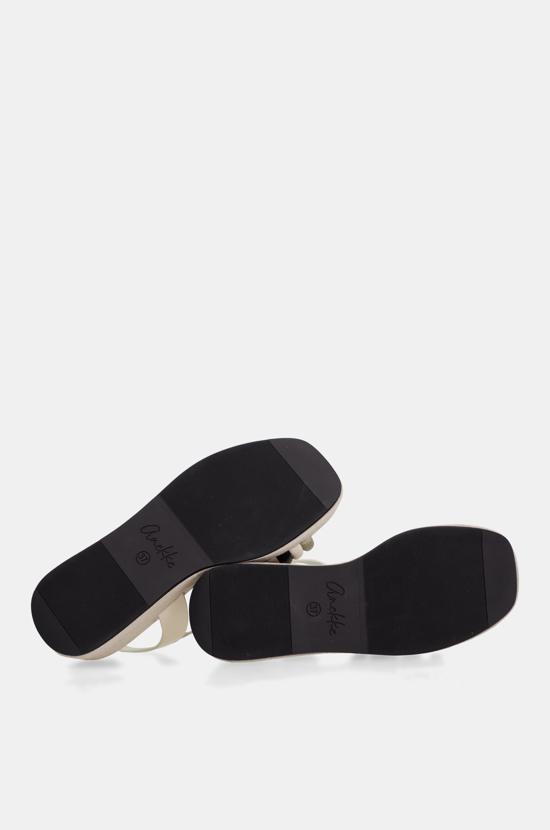 Beige platform sandals