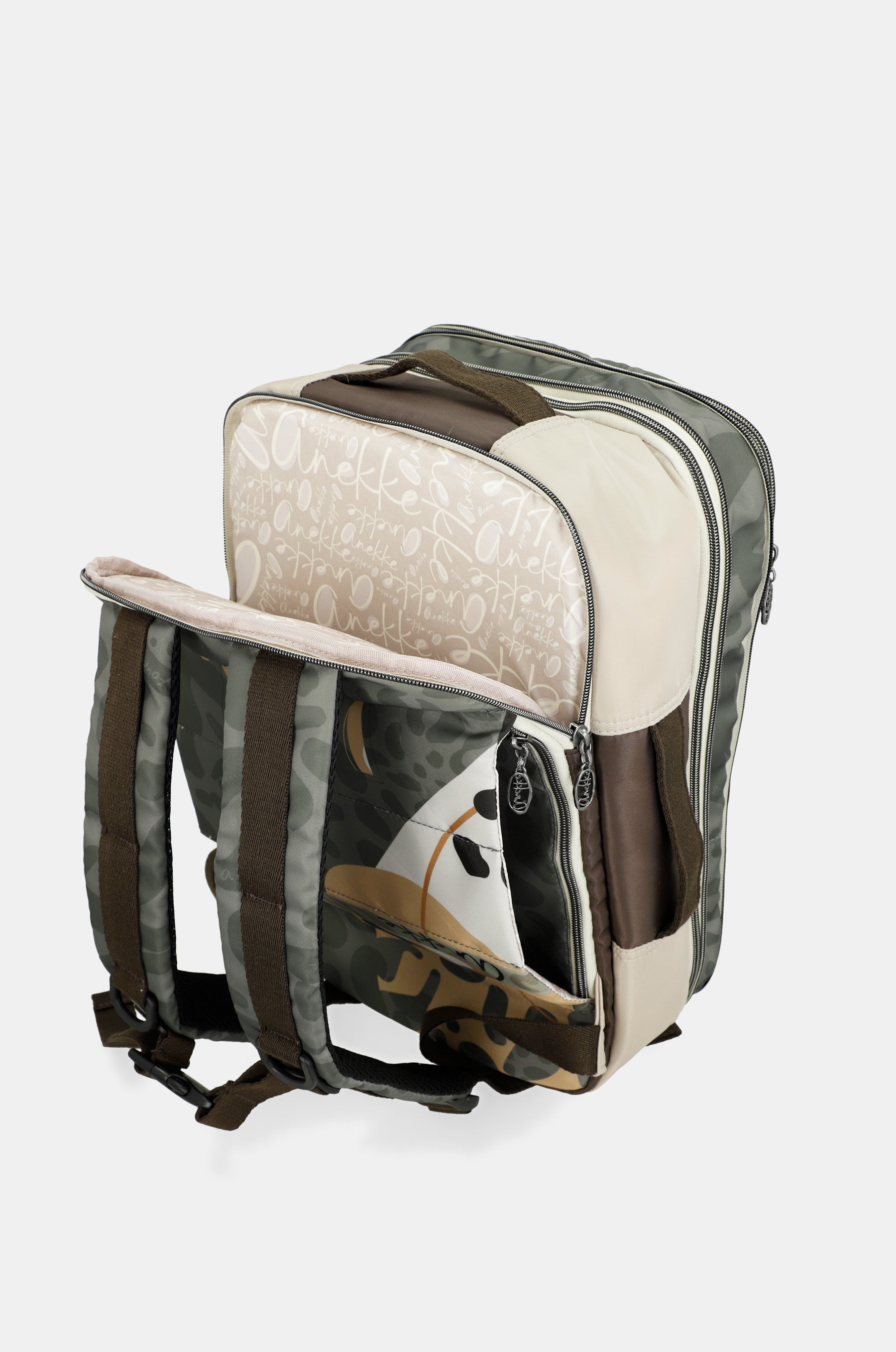 Printed travel backpack Gaia