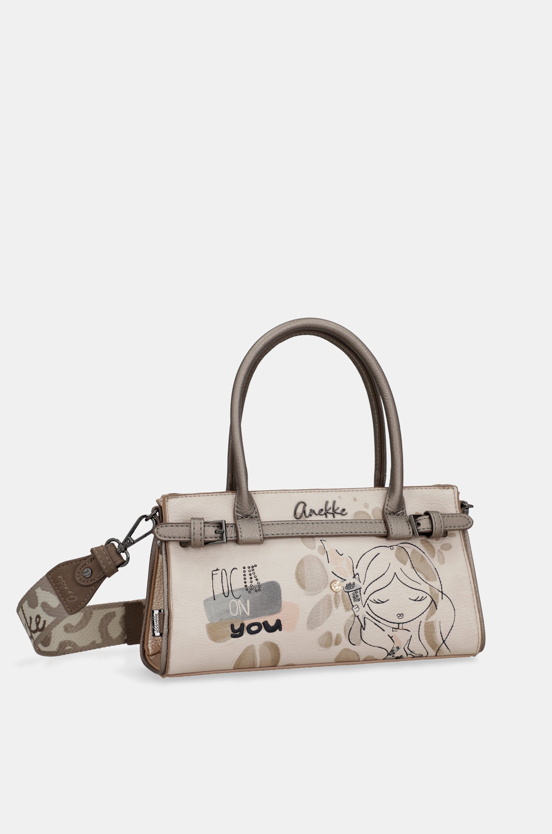 Double-handle bag and crossbody bag Olympia