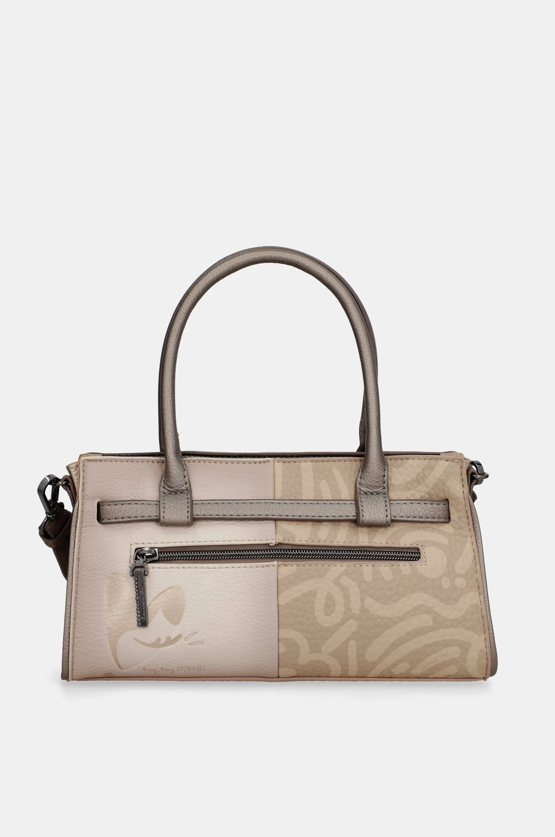 Double-handle bag and crossbody bag Olympia