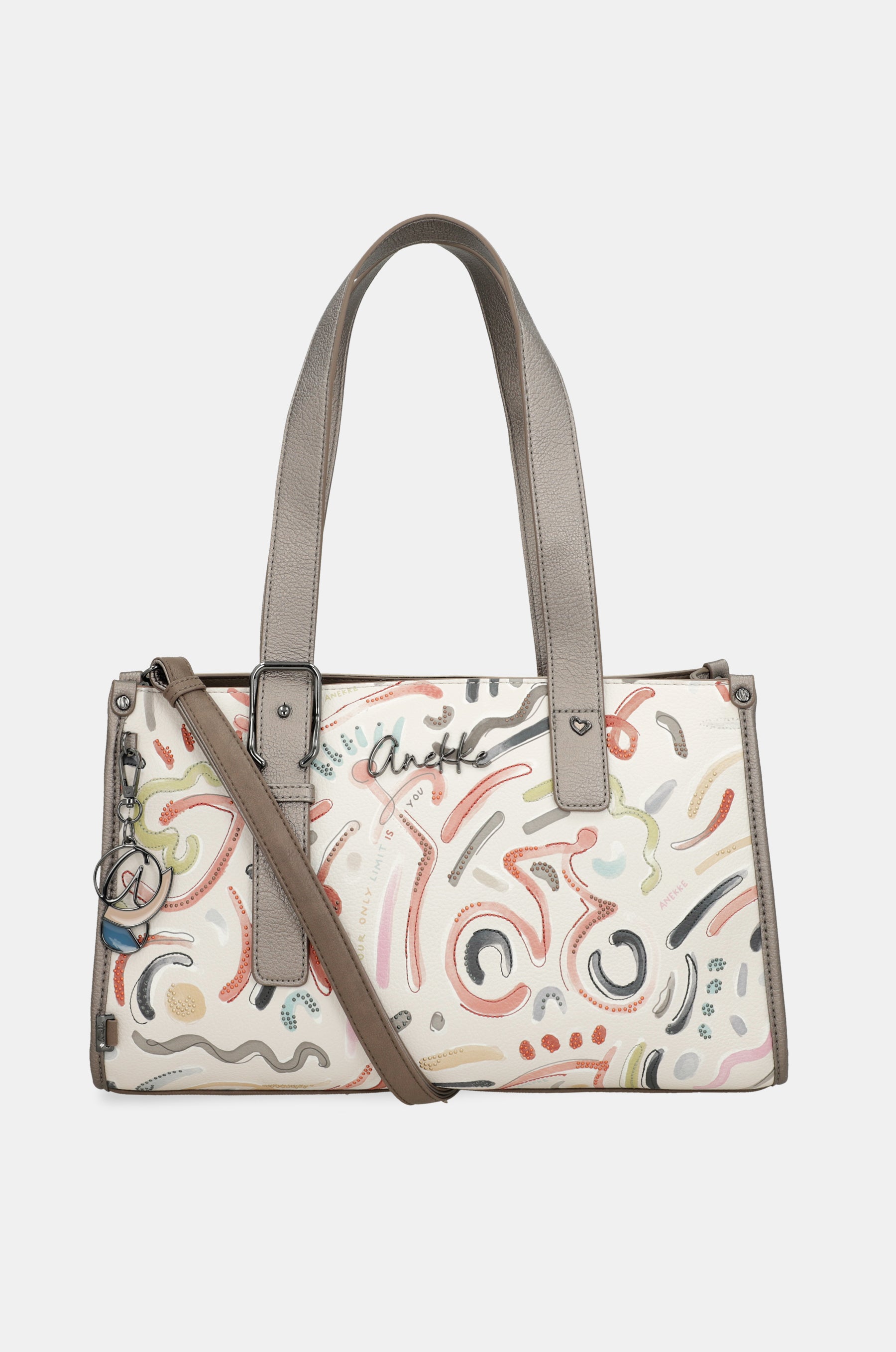 Double-handle bag and crossbody bag Olympia