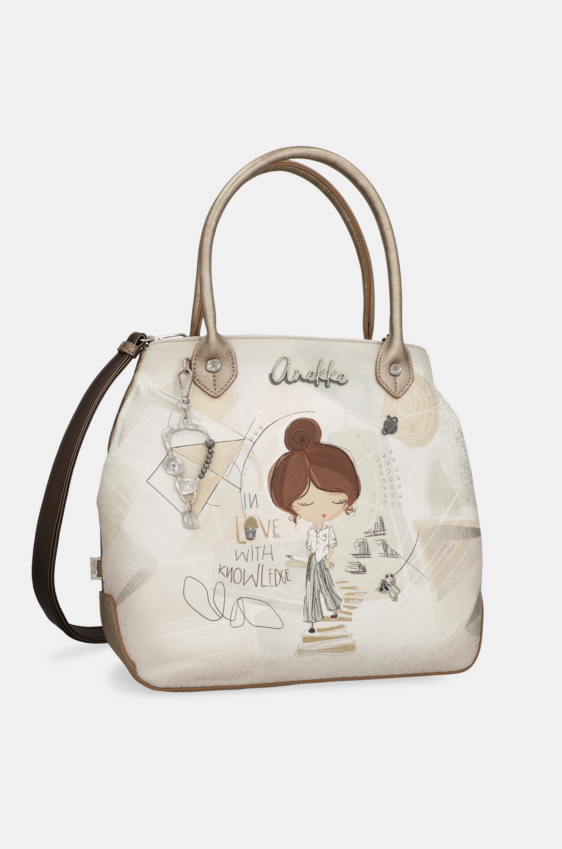 Handbag with crossbody bag Sophia