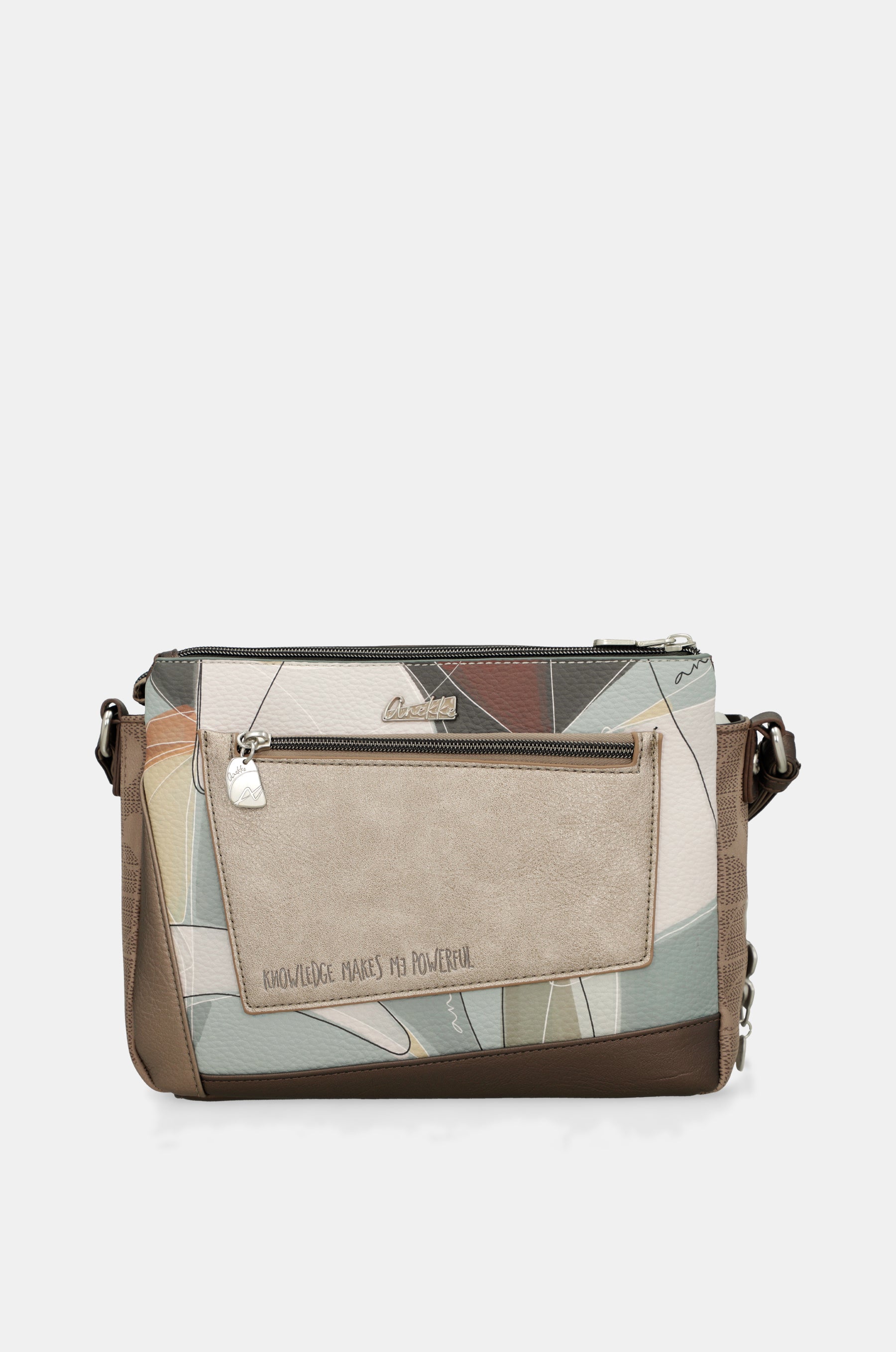 Triple-compartment crossbody bag Sophia