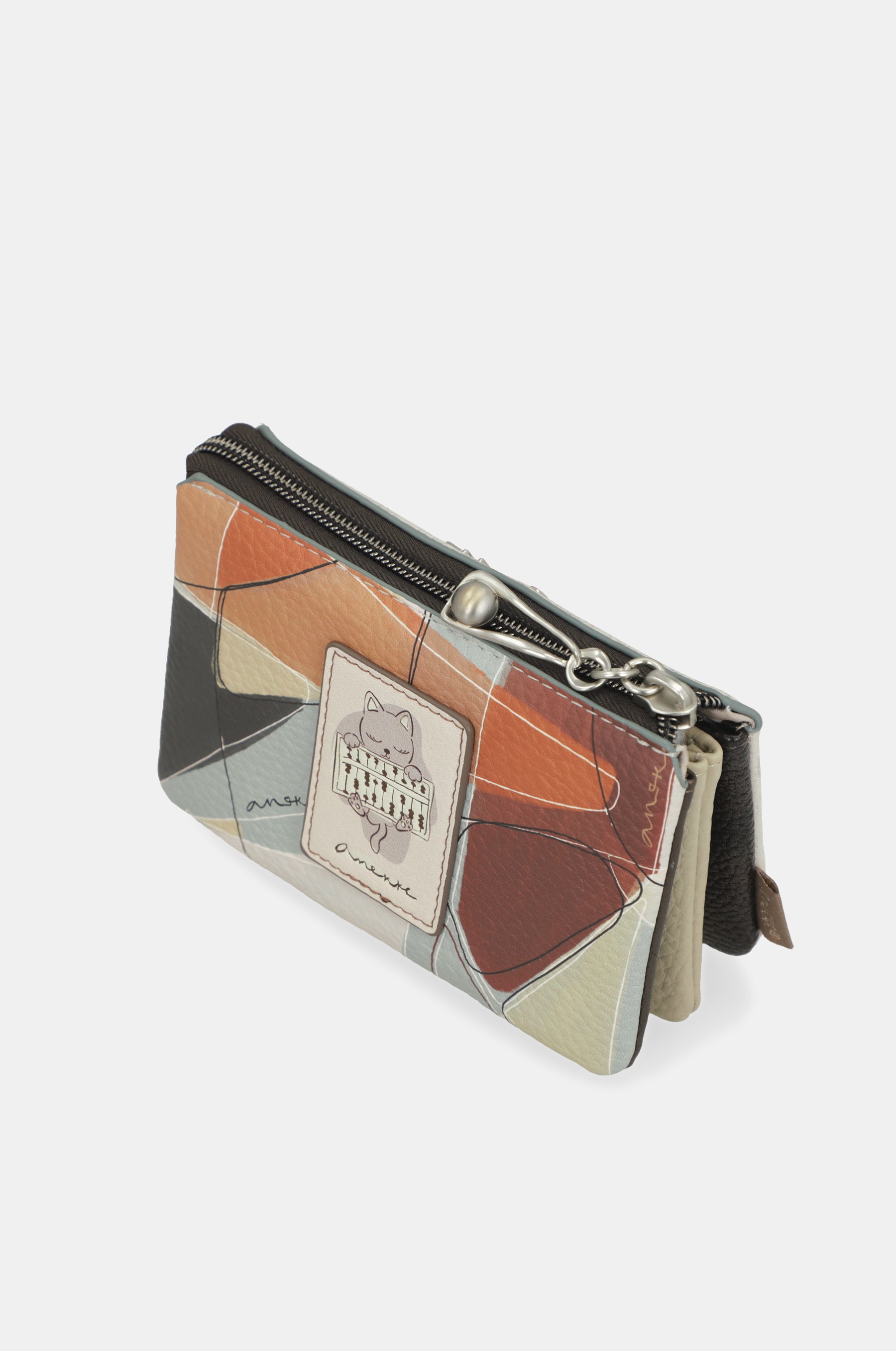 Triple-compartment purse Sophia