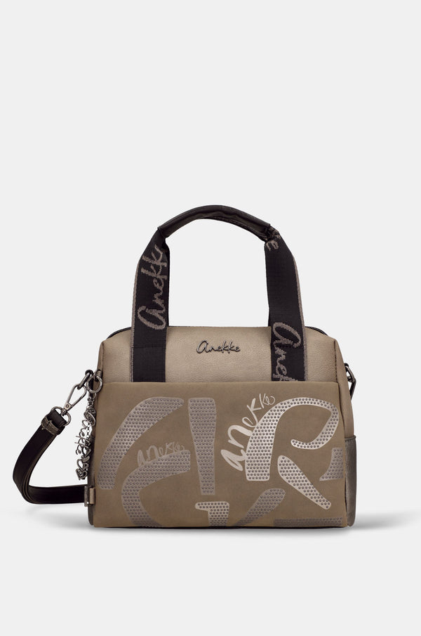 Short-handle bag Taupe