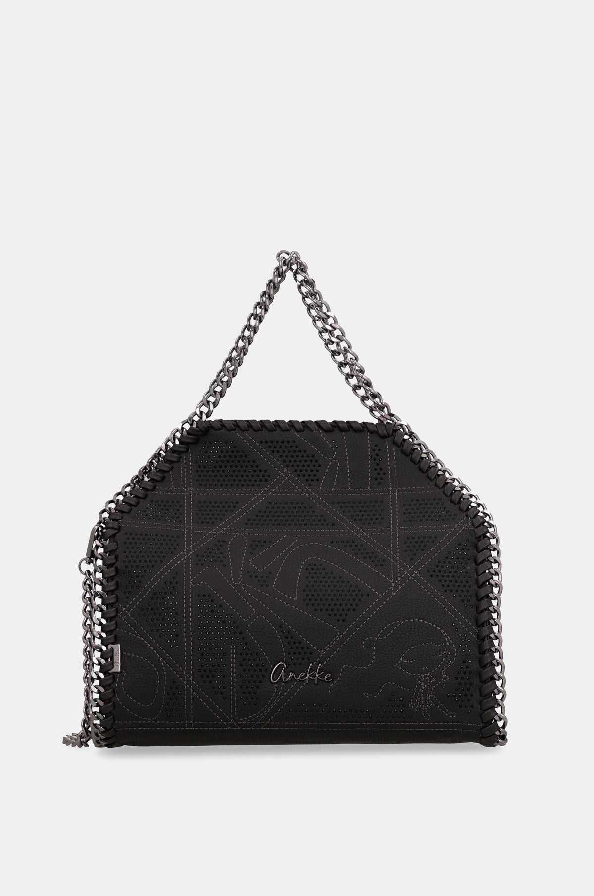 Shoulder bag Iron with metal handle