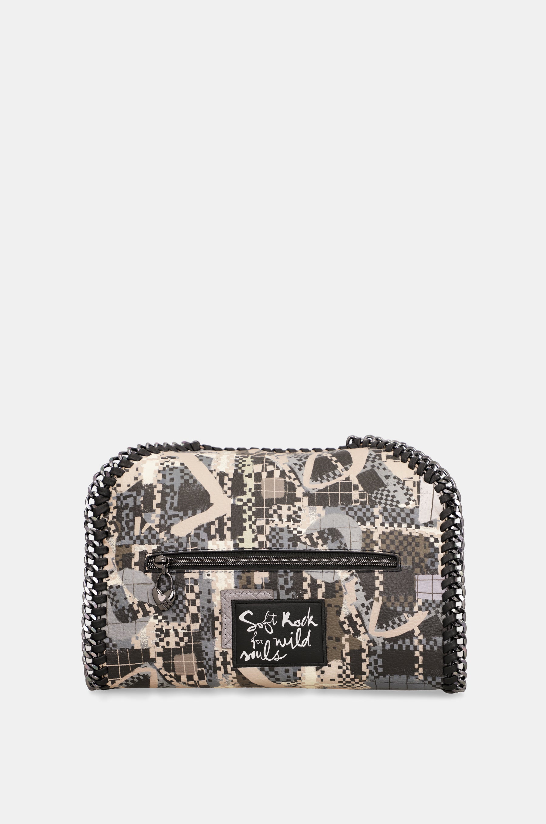 Shoulder bag Iron with metal handle