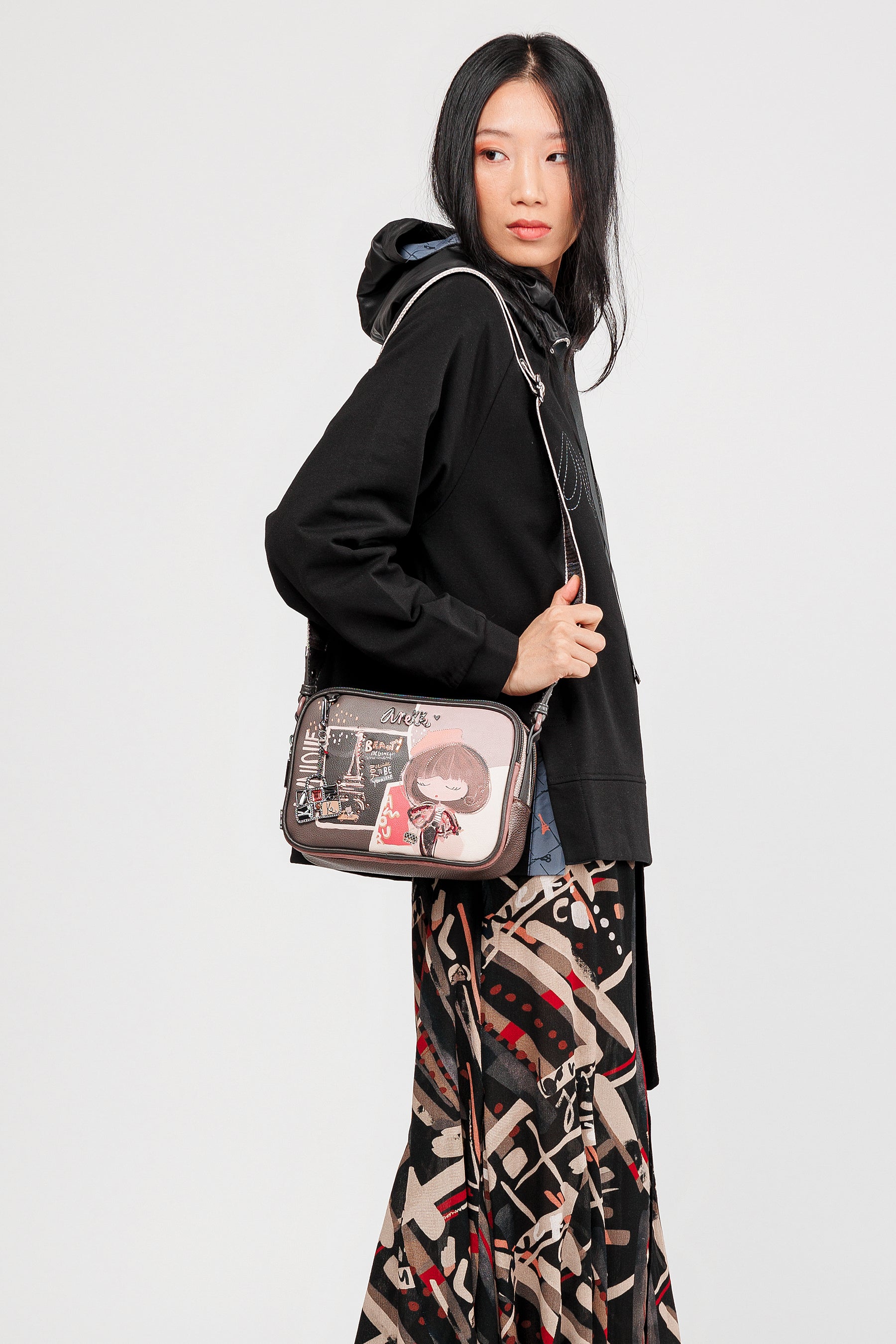 Mademoiselle 2-compartment crossbody bag