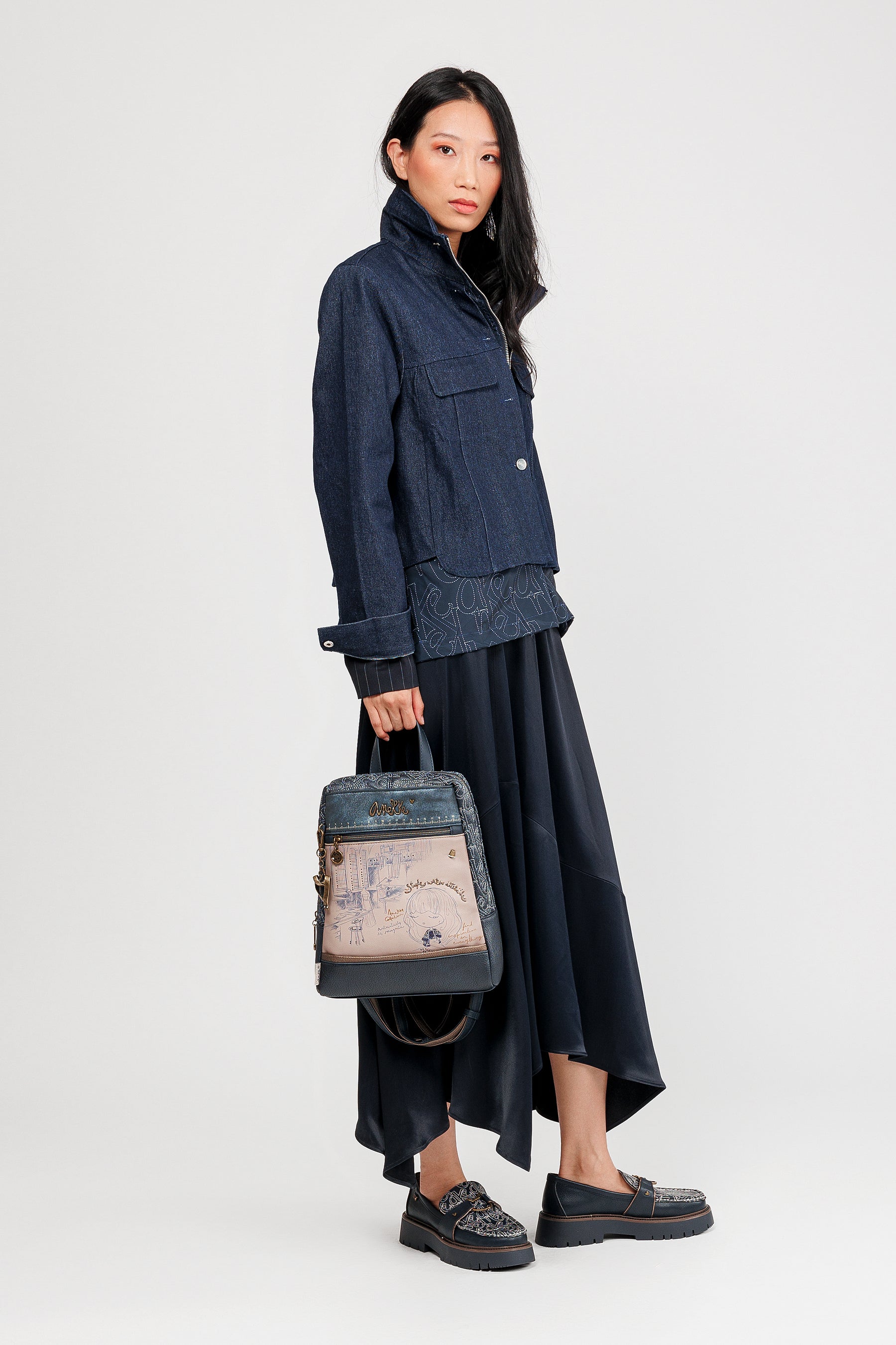Studio backpack for leisure use