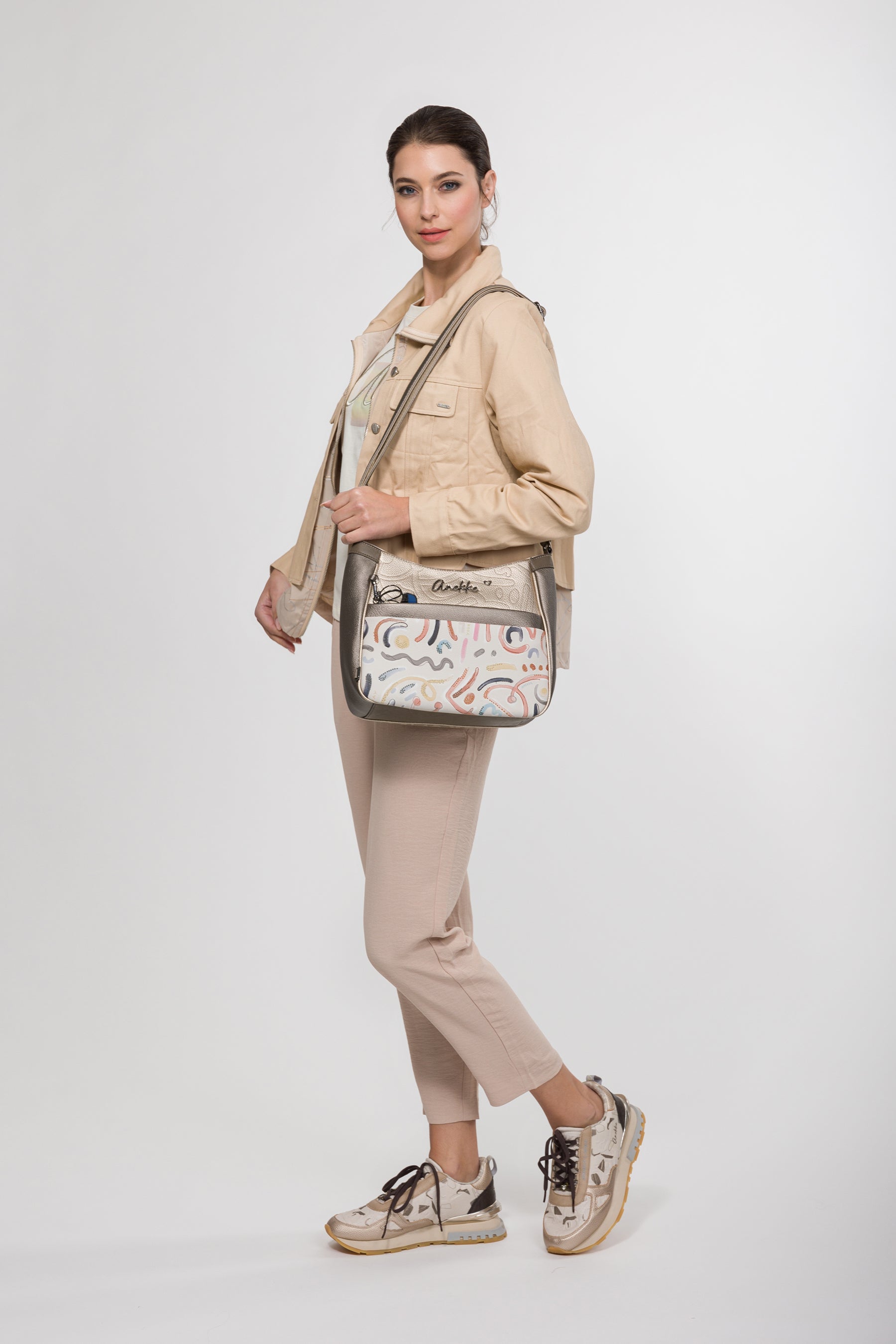 Printed crossbody bag Olympia