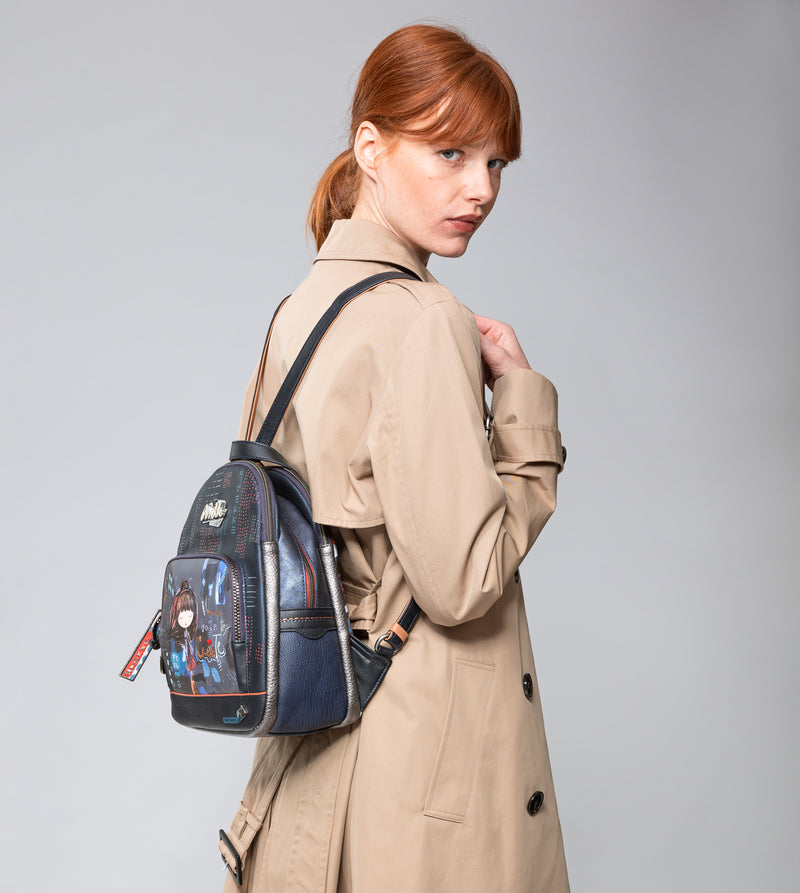 Contemporary 3 compartment backpack