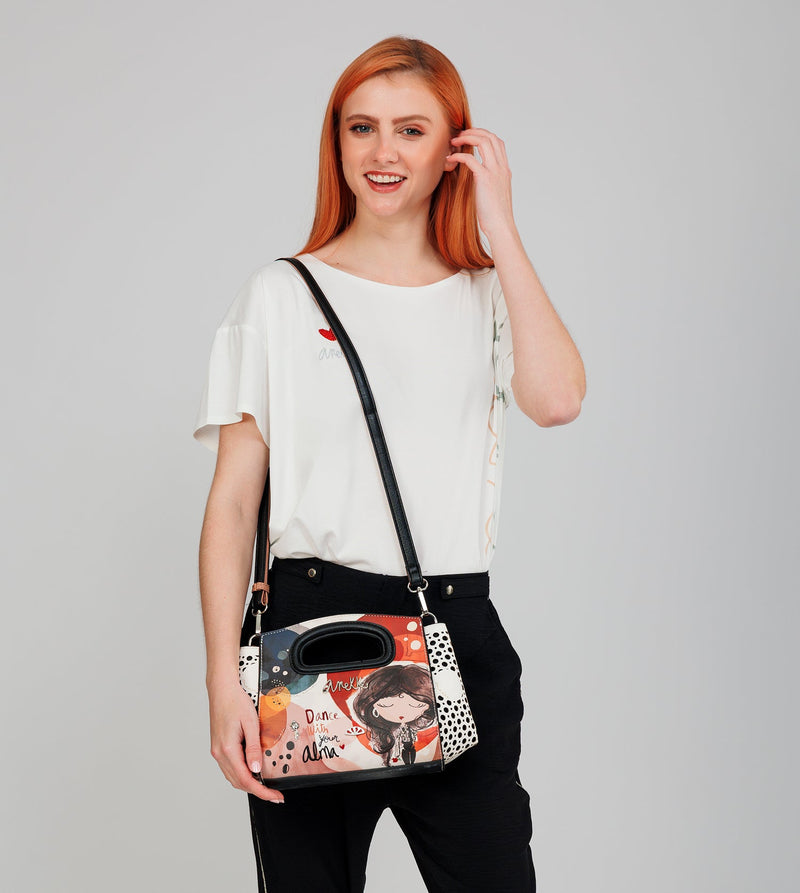 Handbag with crossbody strap Alma