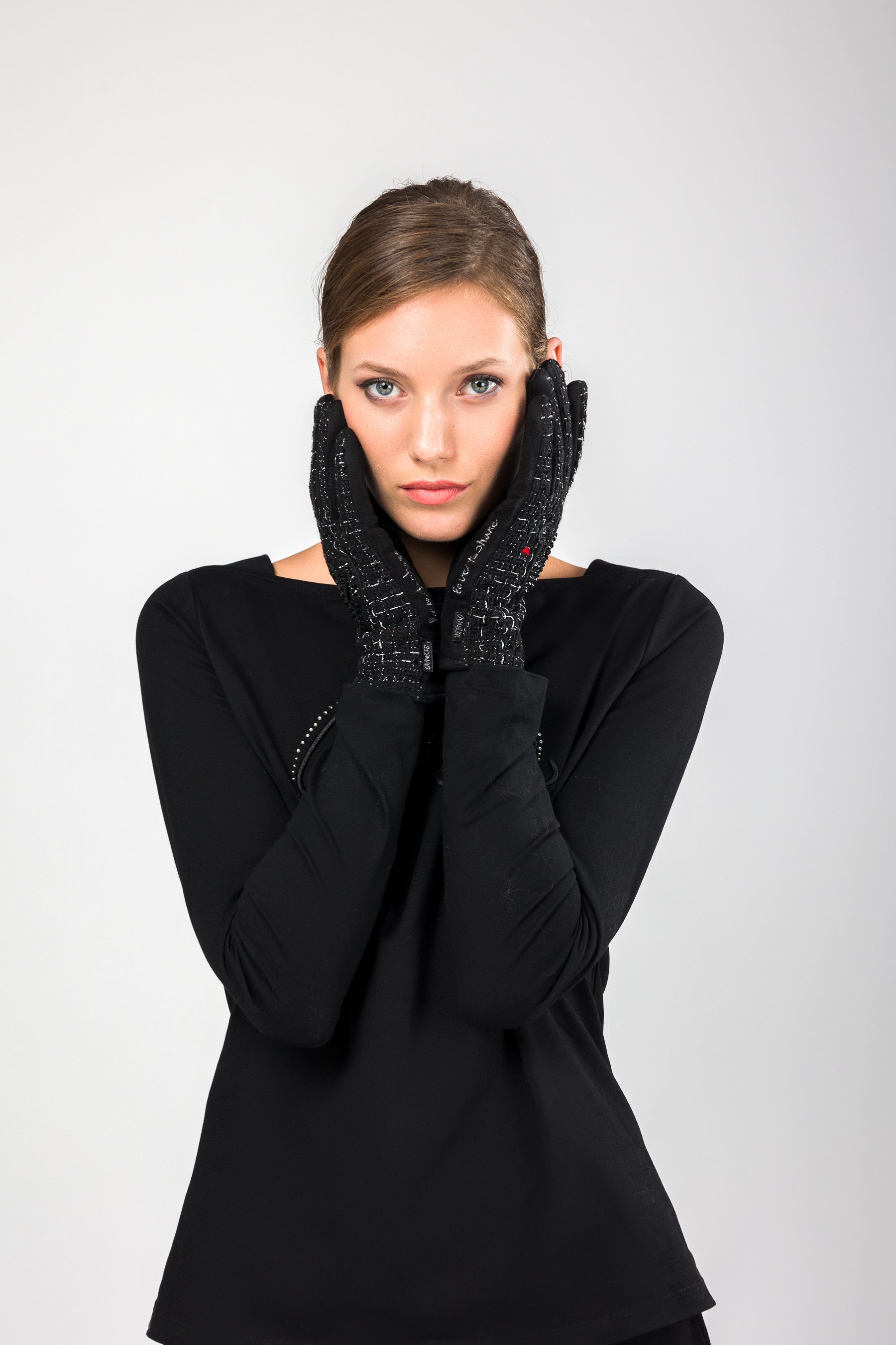 Tweed gloves