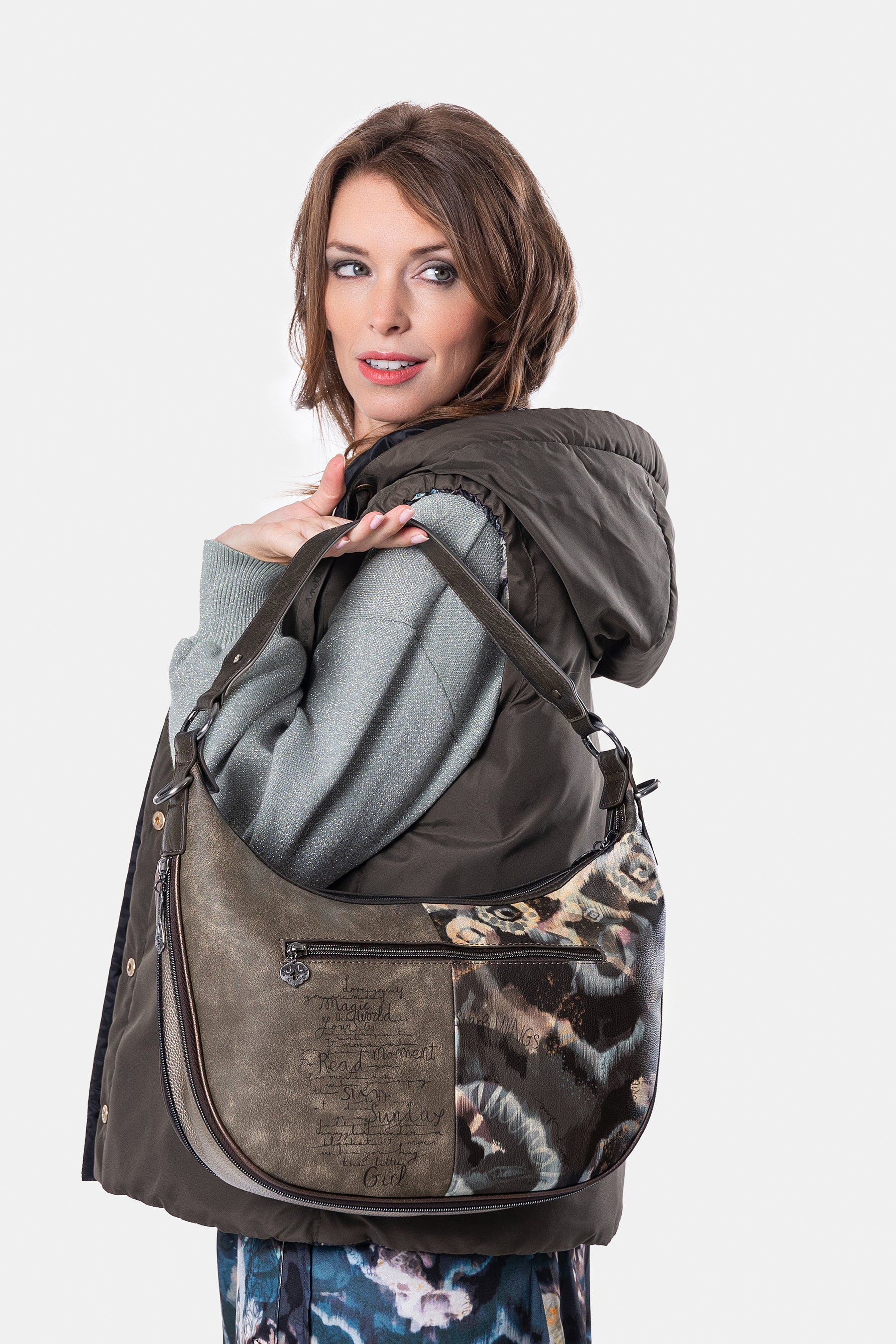 Real shoulder bag
