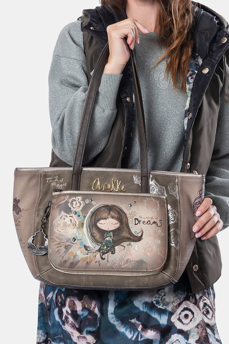 Real large shoulder bag