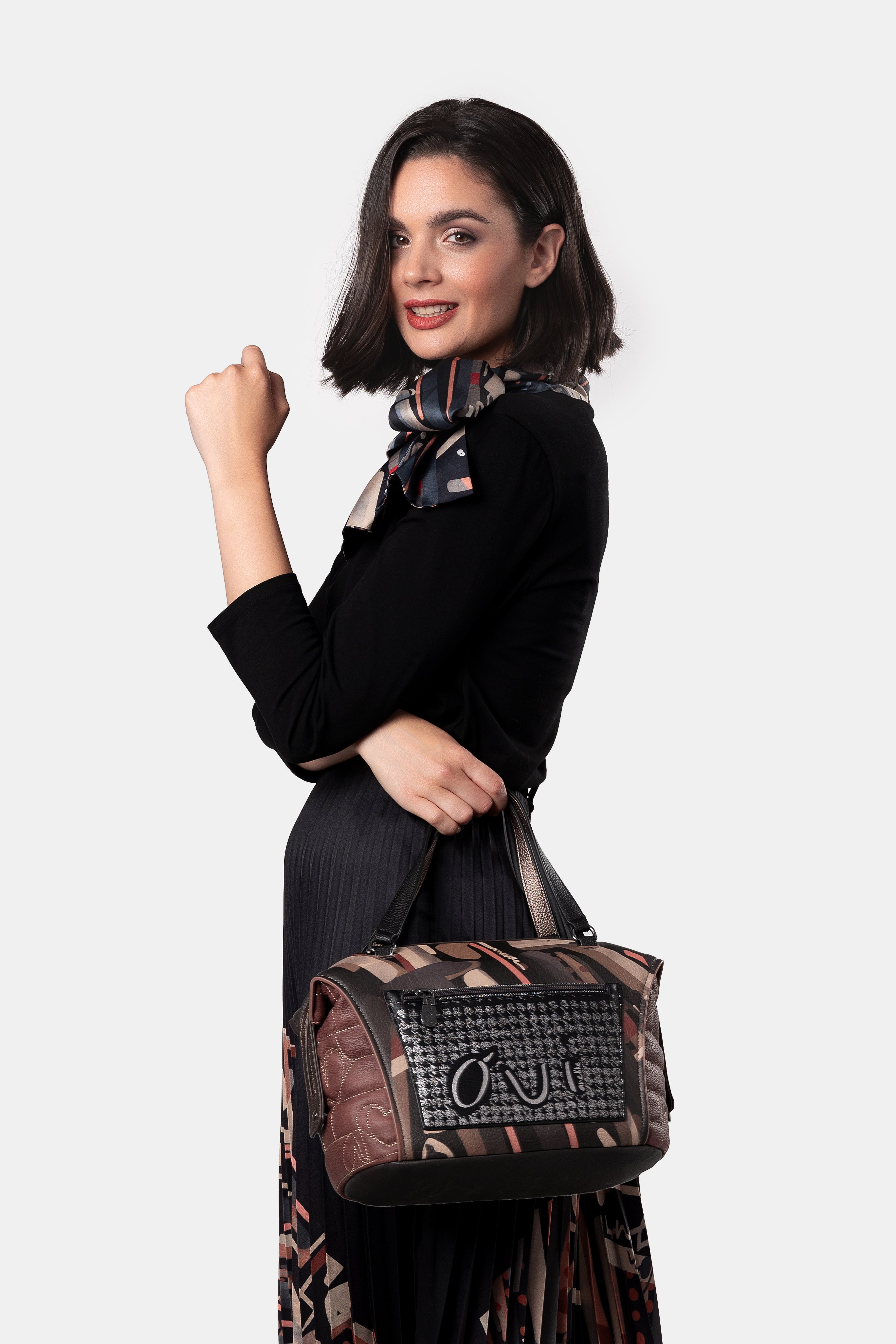 Mademoiselle handbag with shoulder strap
