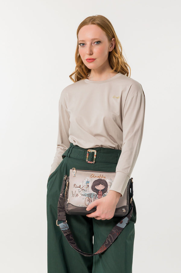 3-compartment crossbody bag Tulip