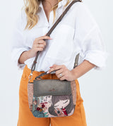 Ixchel Crossbody bag with a flap