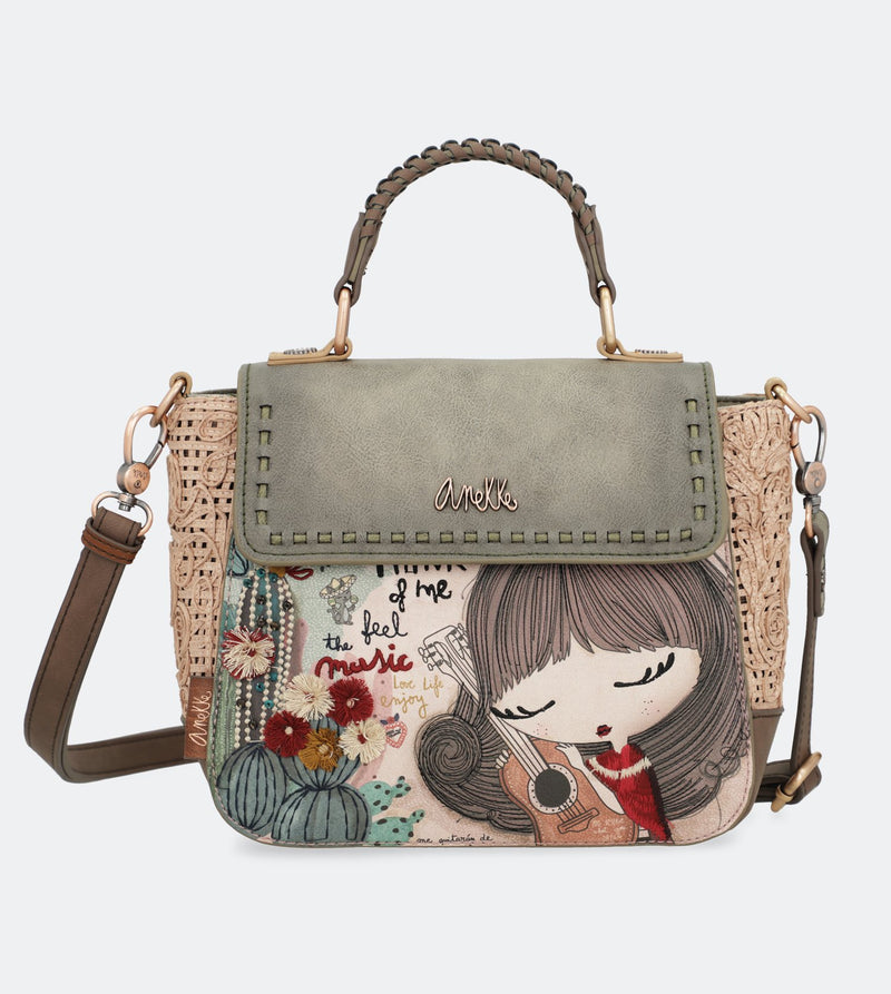 Ixchel Crossbody bag with a flap