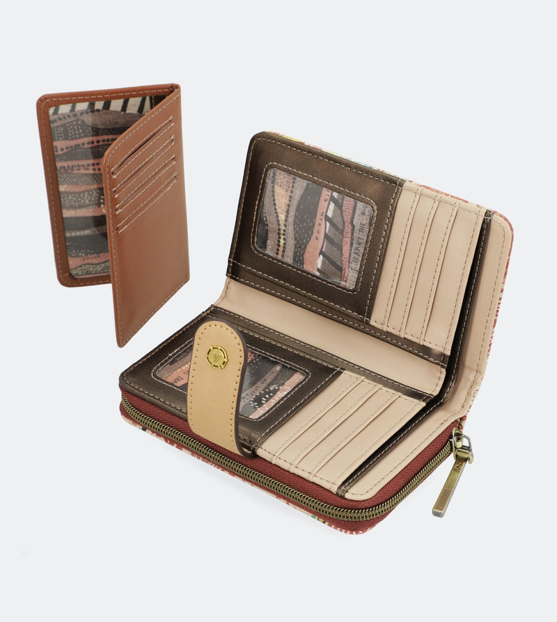 Kenya Wallet with a zip