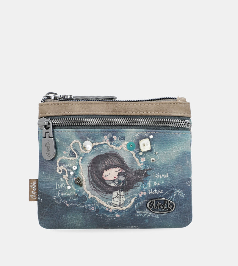 Iceland purse with double zip