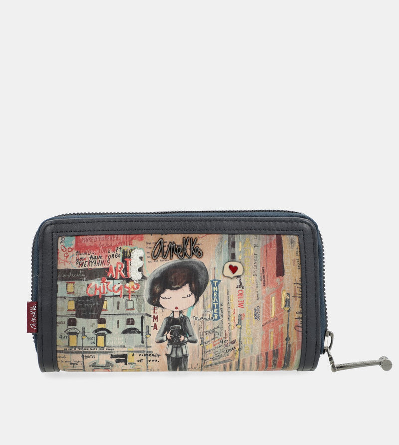 City Art large wallet