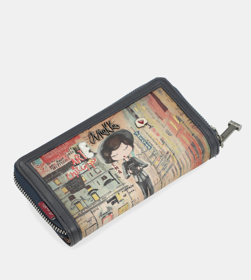 City Art large wallet