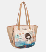 Mediterranean Oval shopper bag