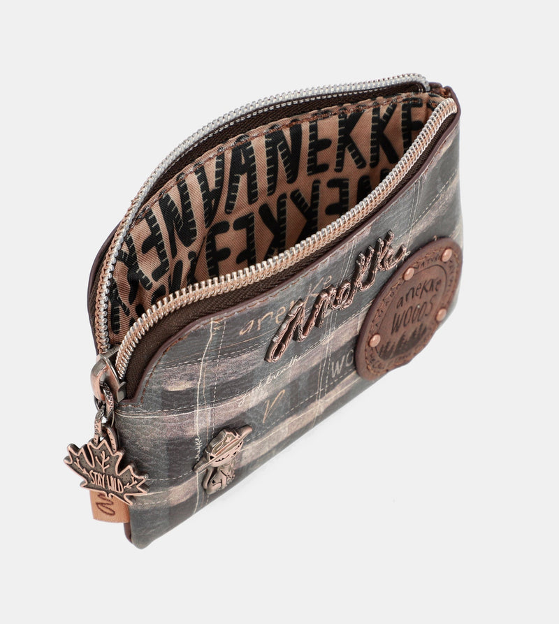 Wild printed coin purse