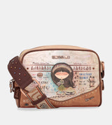 Menire printed crossbody bag