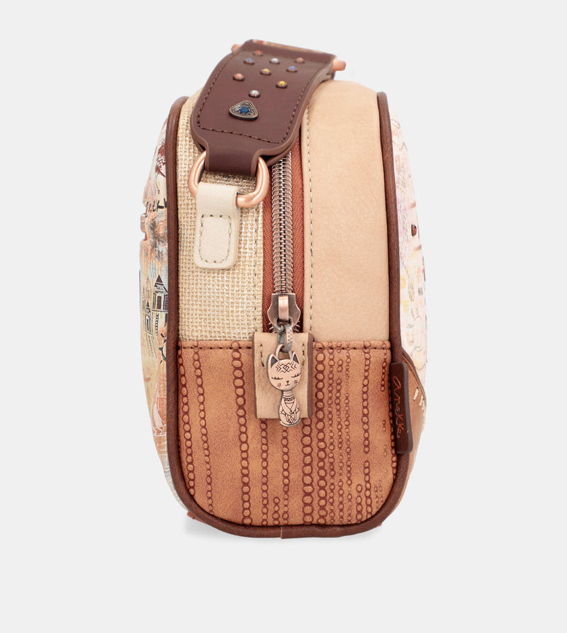 Menire printed crossbody bag