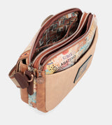 Menire crossbody bag with flap 3 compartments