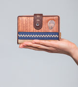 Tribe medium ethnic print RFID wallet