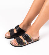 Kene black women's bio sandals