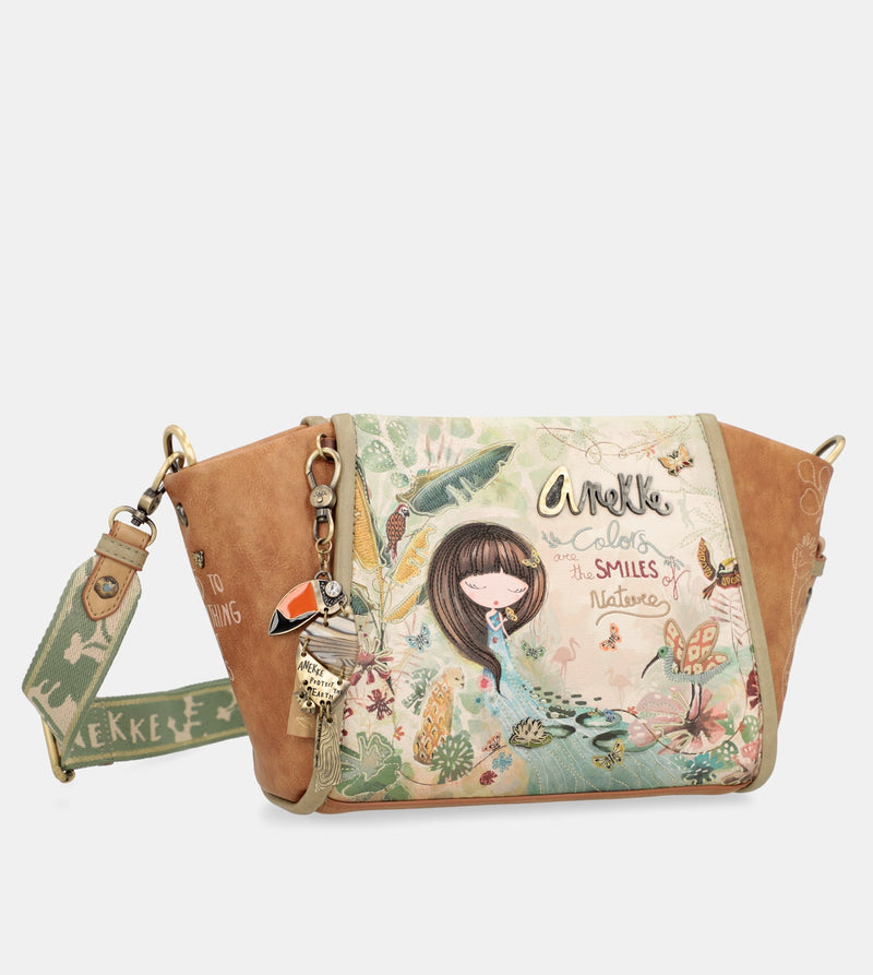 Amazonia printed crossbody bag