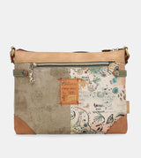 Amazonia large printed crossbody bag