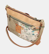 Amazonia large printed crossbody bag