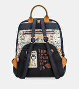 Nature Pachamama printed backpack for walking